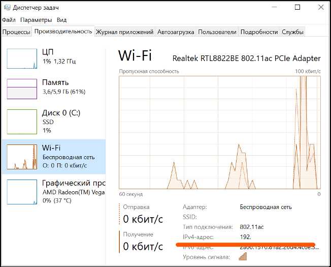 Инструкция по получению IP-адреса через командную строку