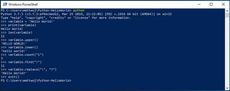 Как использовать Python в Windows: подробное руководство для начинающих