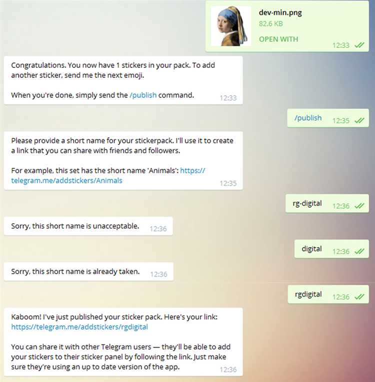 Как создать собственные стикеры для Telegram: детальное руководство