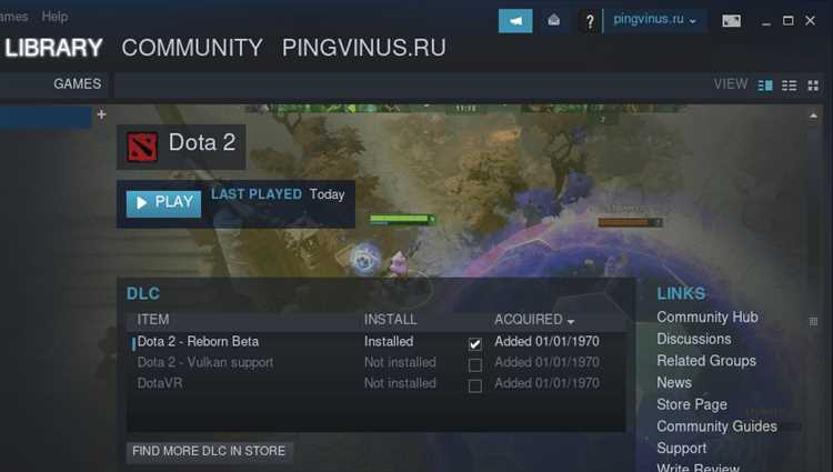 Установка Steam с помощью установочного файла